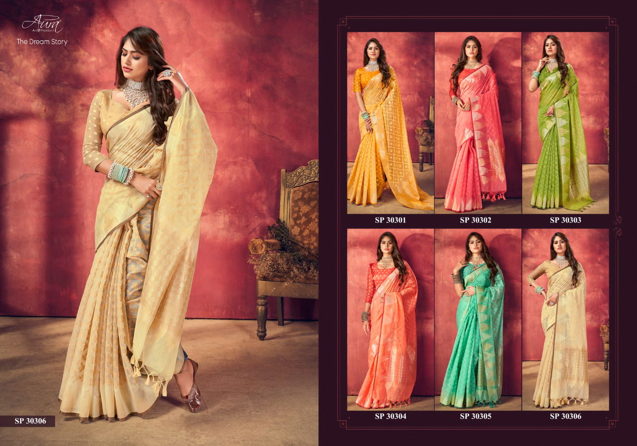 Aura The Dream Story Designer Fancy Wear Wholesale Designer Sarees Catalog
